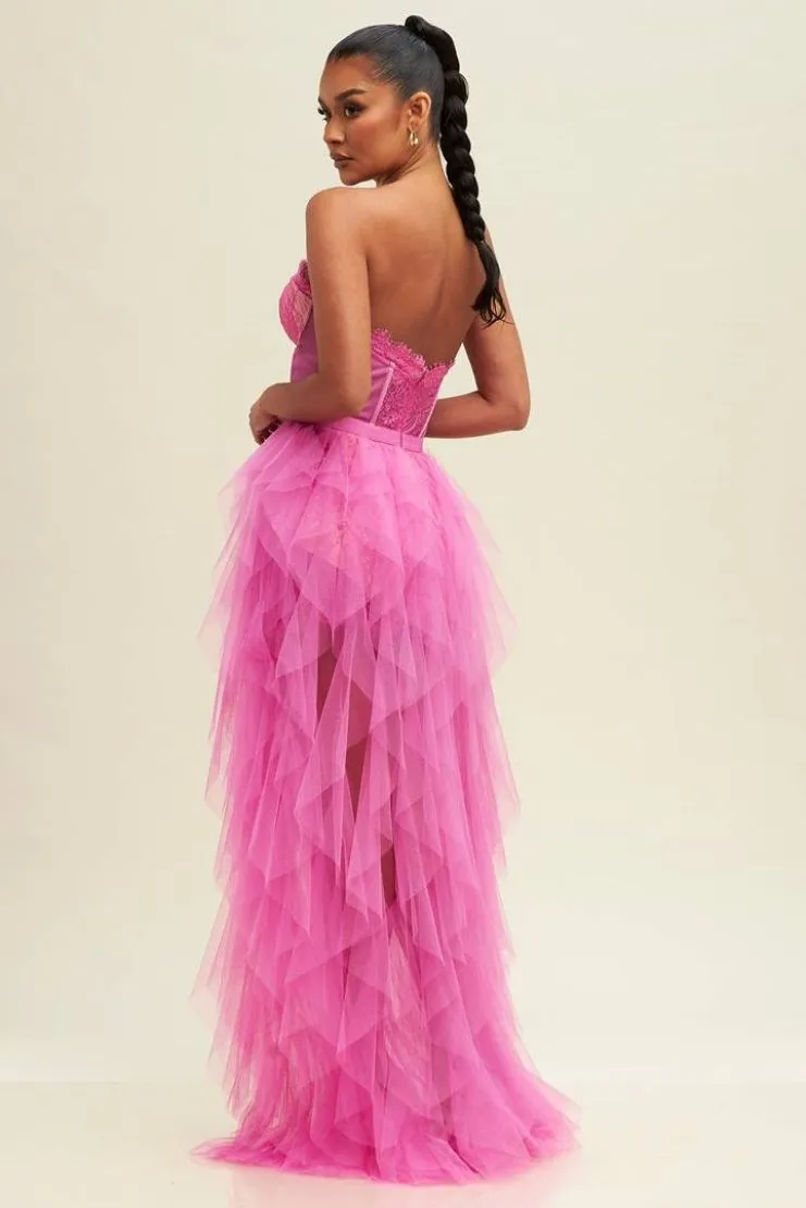 Exquisite Alessandra Lace Bustier Tulle Gown