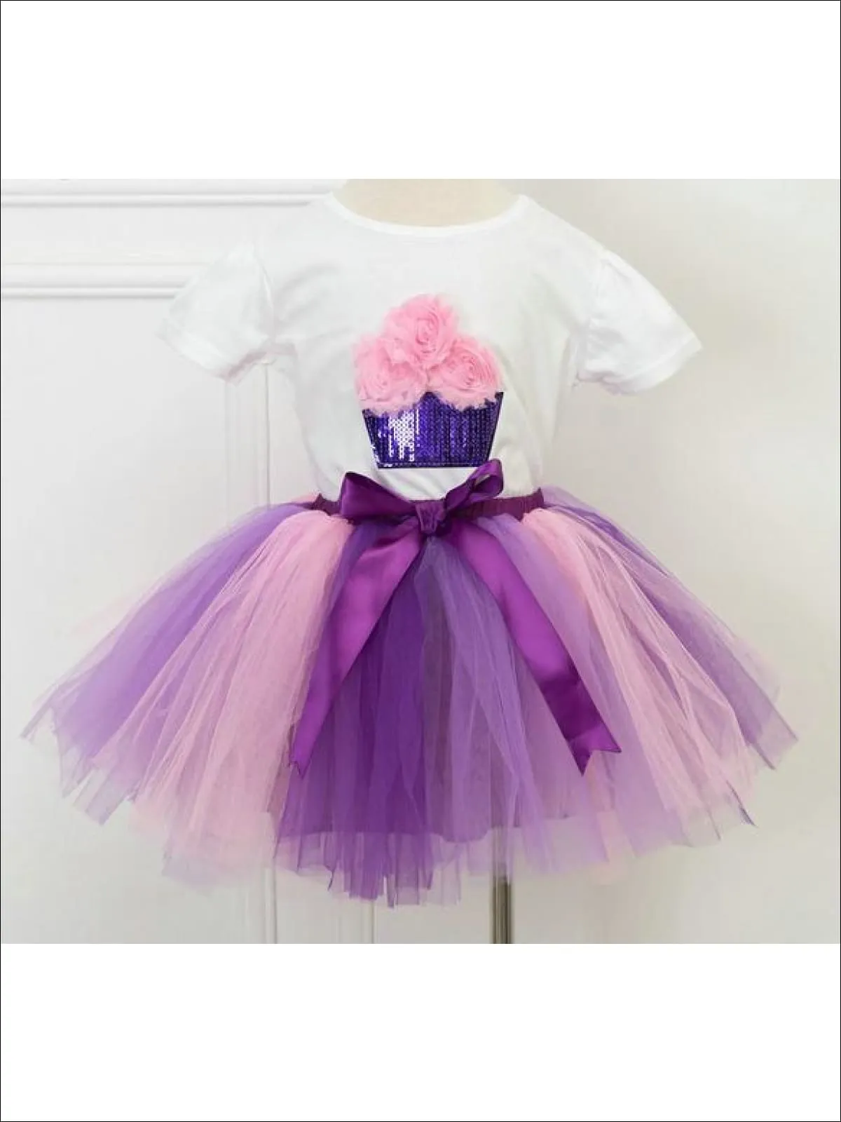 All About Sparkle Cupcake Tutu Skirt Set