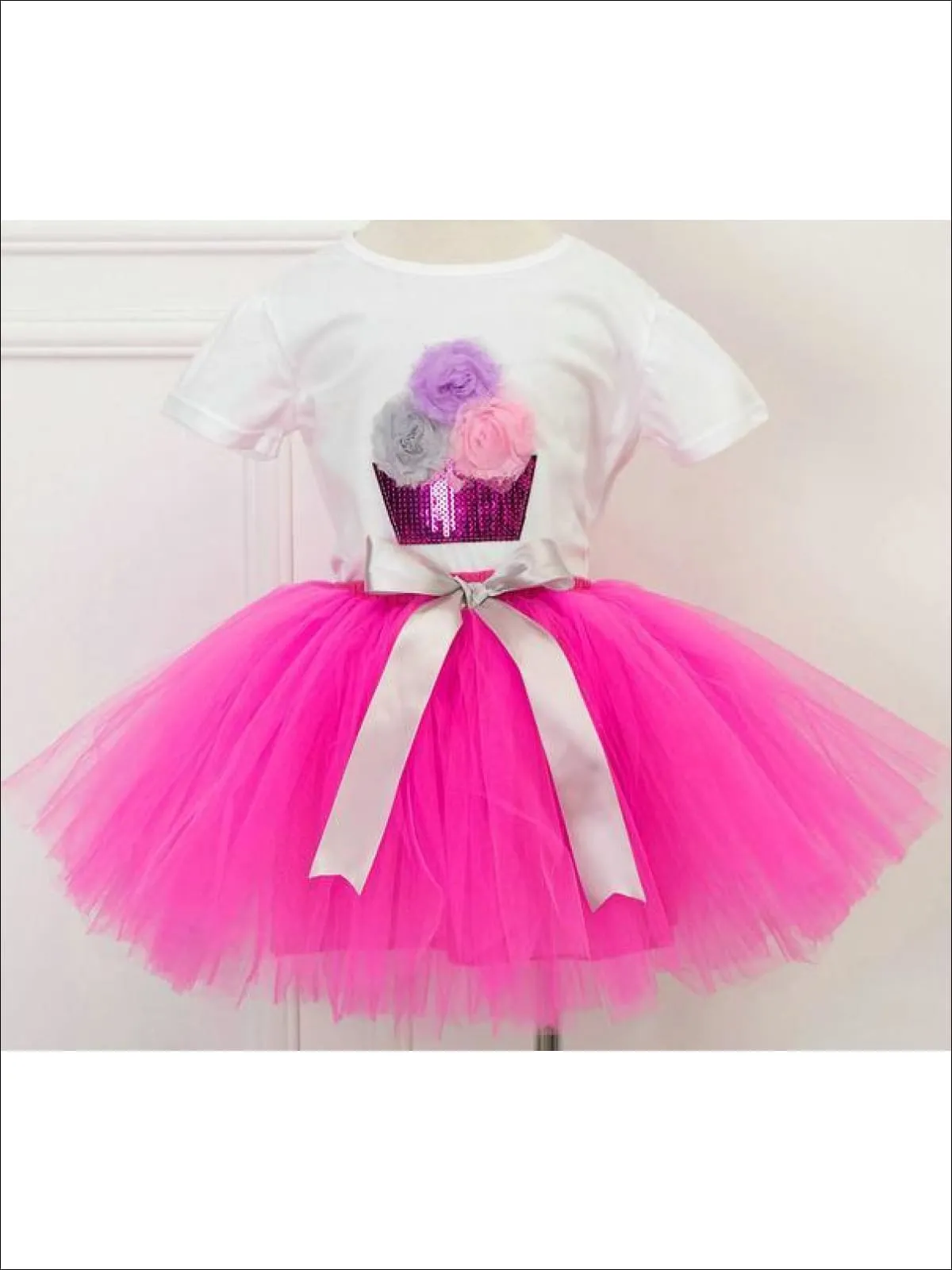 All About Sparkle Cupcake Tutu Skirt Set