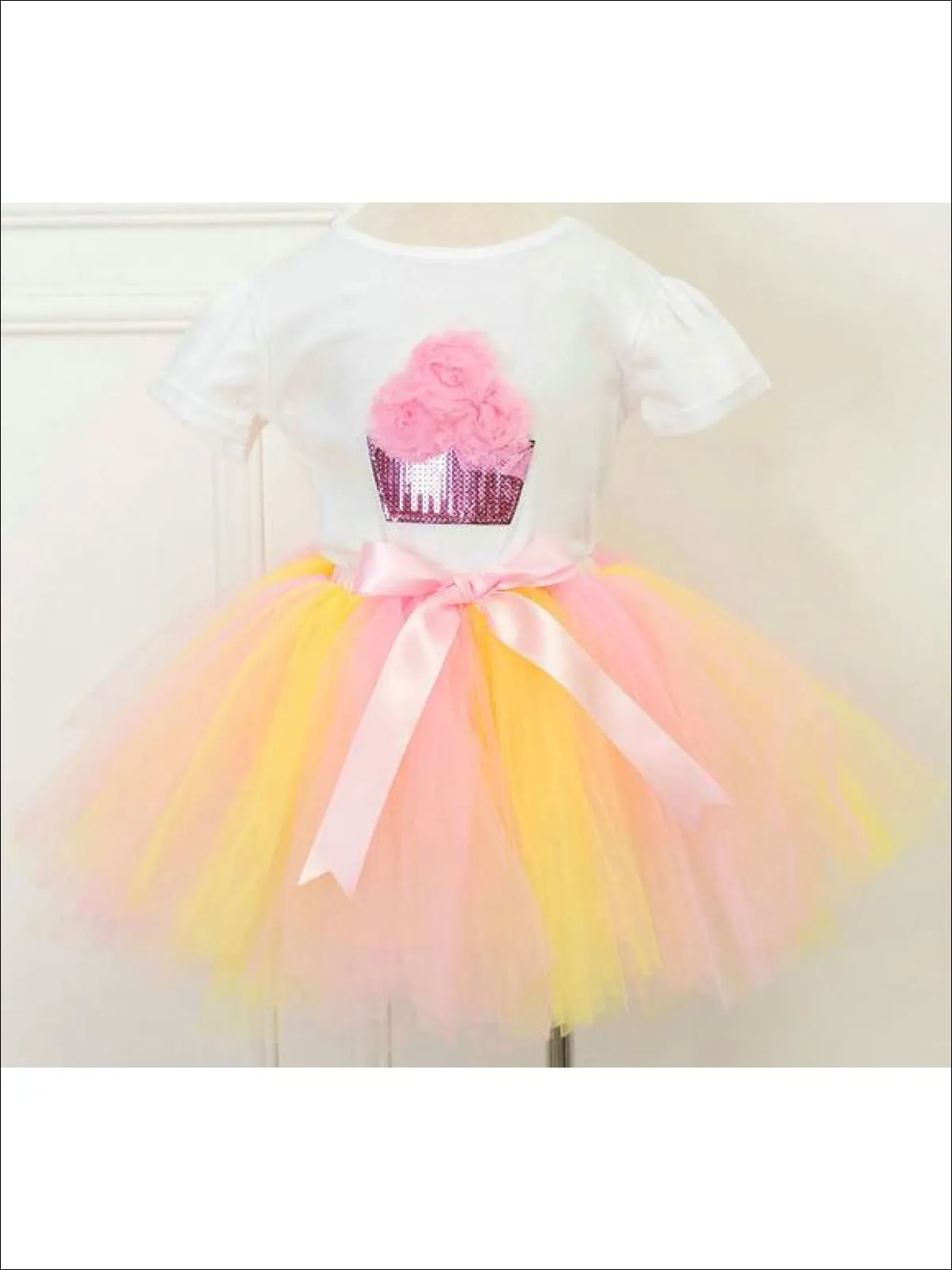 All About Sparkle Cupcake Tutu Skirt Set