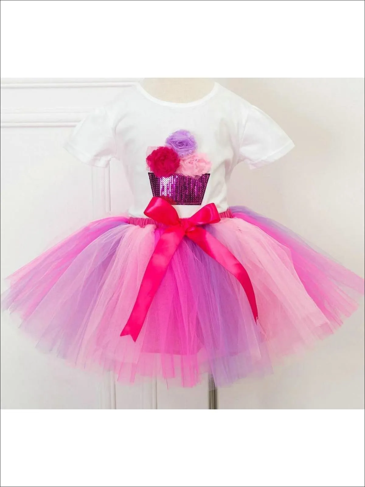 All About Sparkle Cupcake Tutu Skirt Set