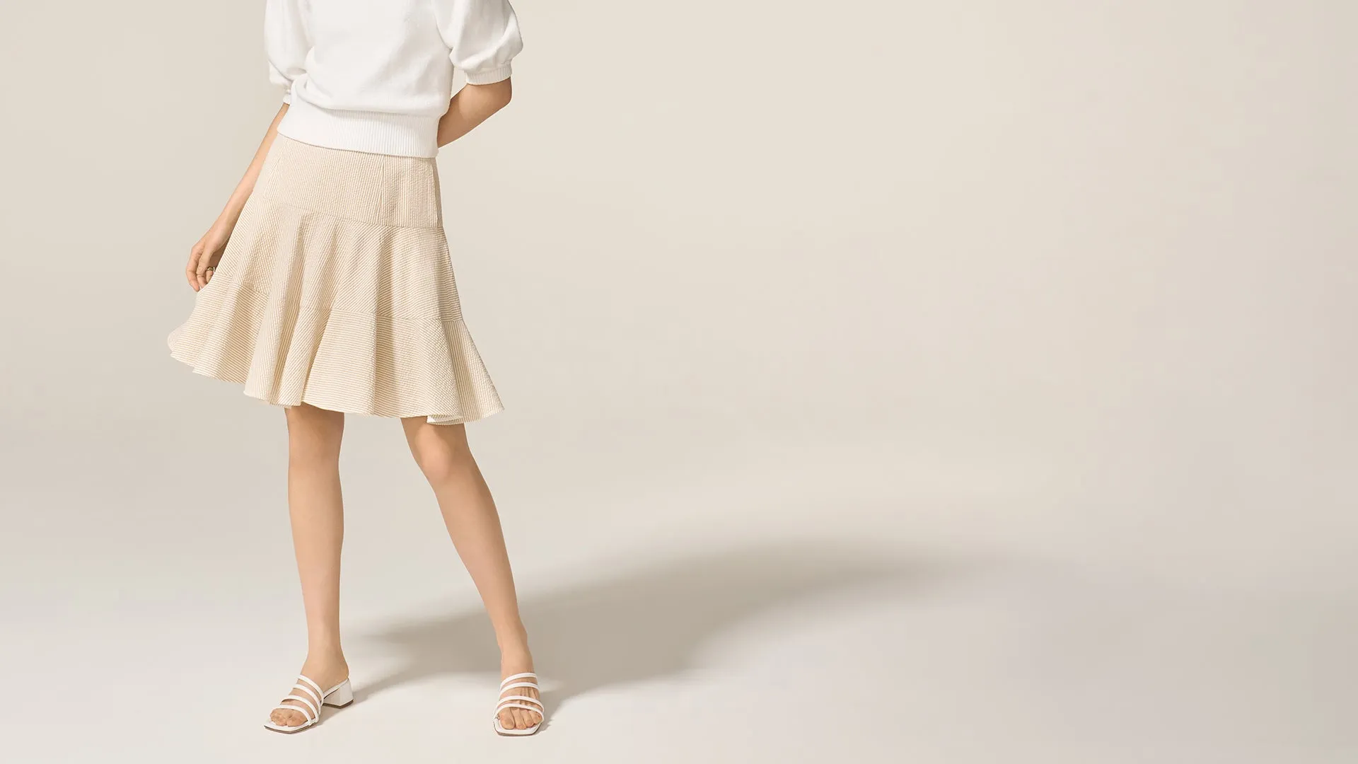 Beige Nantucket Skirt