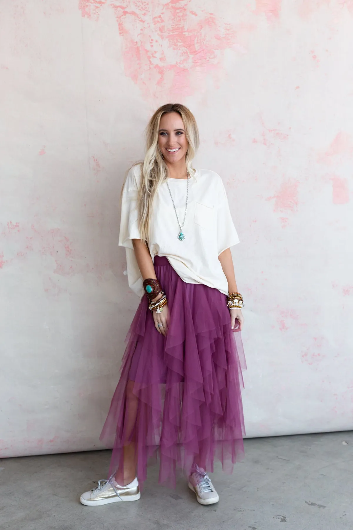 Boho Ballerina Skirt - Mauve