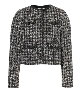 Boucle Jacket in Black