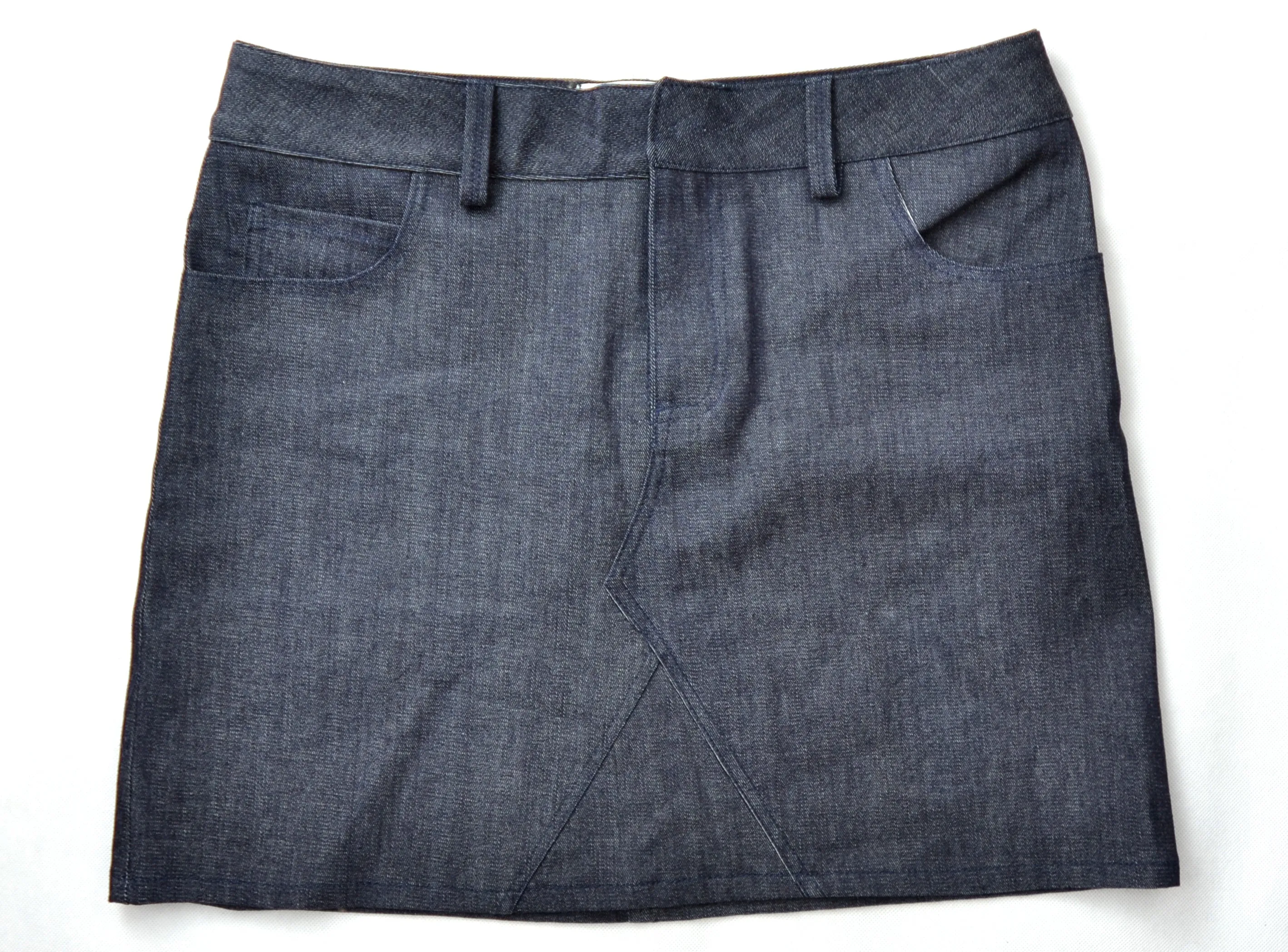 {Clearance Stock} Organic Dark Blue Denim Skirt