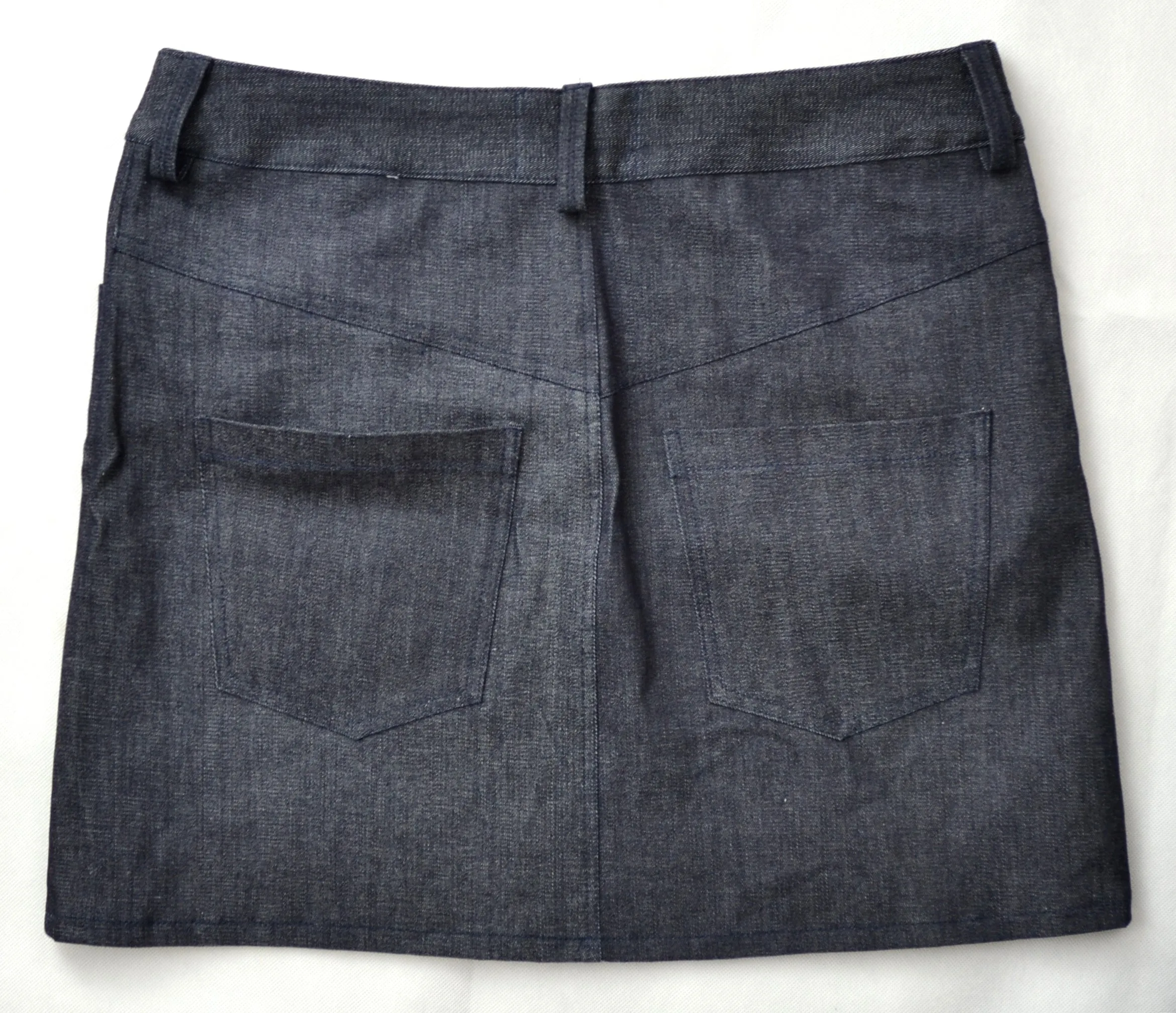 {Clearance Stock} Organic Dark Blue Denim Skirt