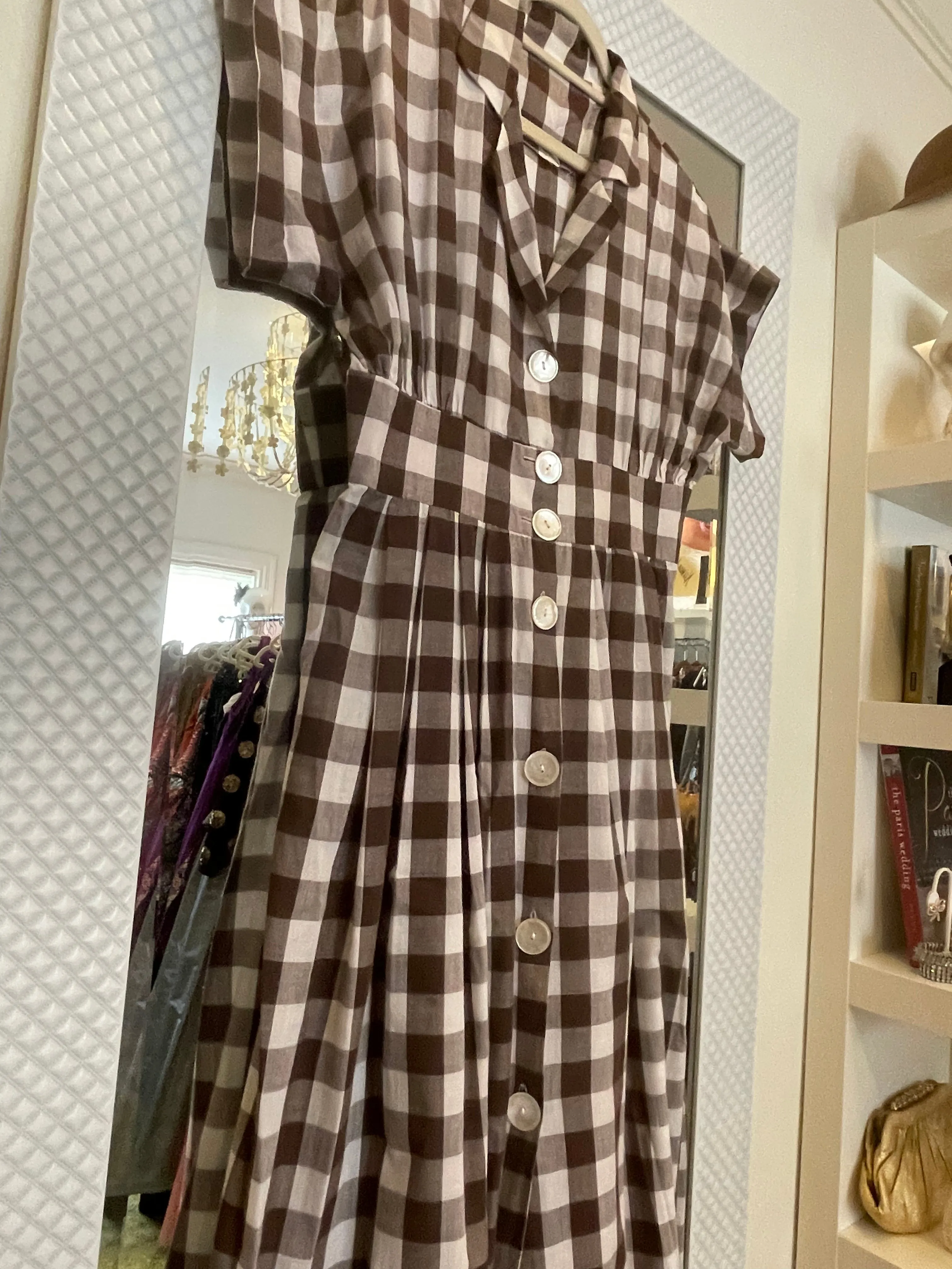 Cotton Gingham Dress