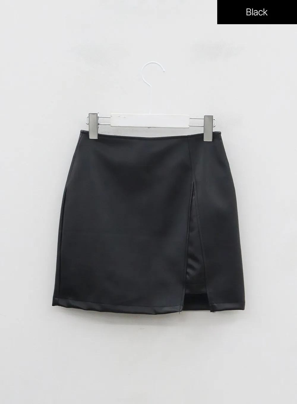 Faux Leather Mini Skirt ON02