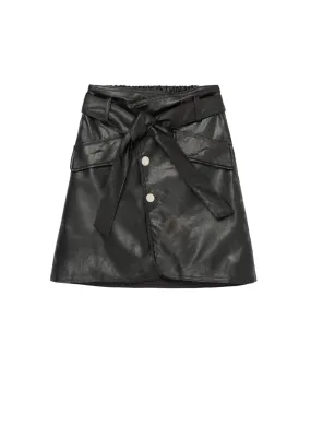 Habitual Kids Belted Full Skirt