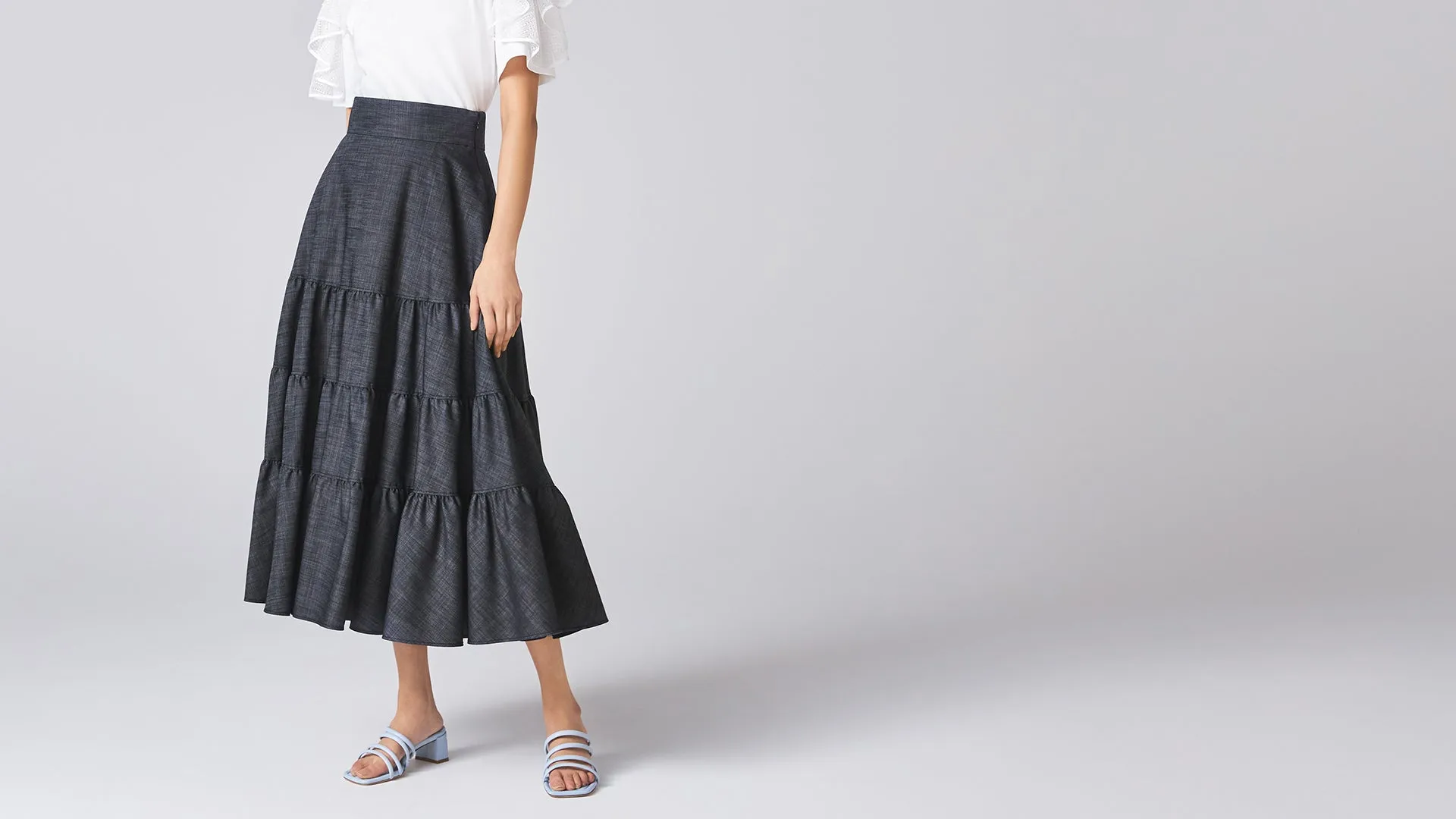 Indigo Hanabi Skirt