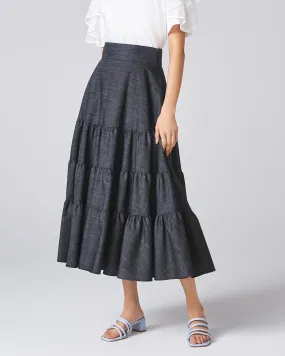 Indigo Hanabi Skirt