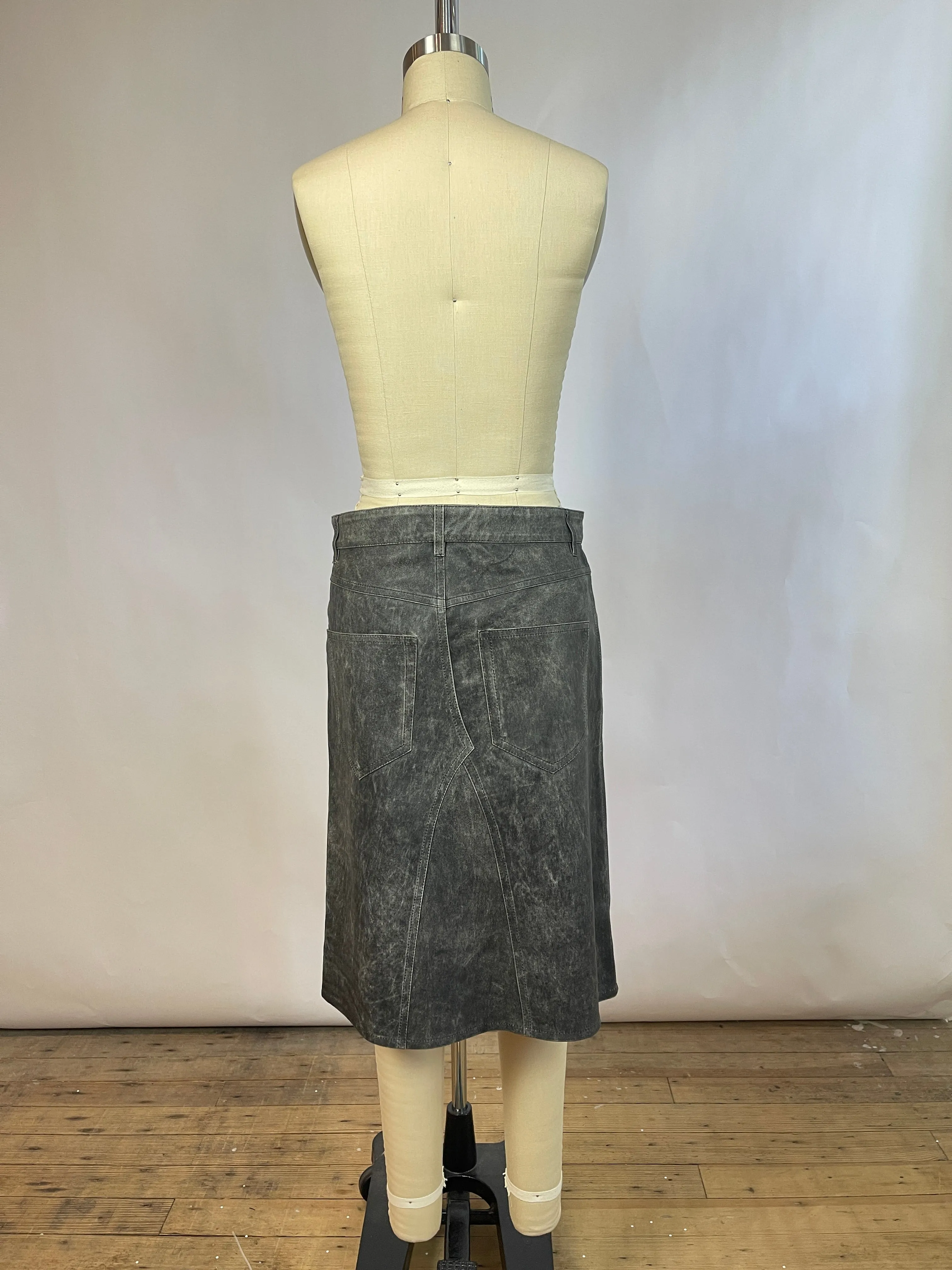 Isabel Marant Fiali Leather Skirt (38/S)