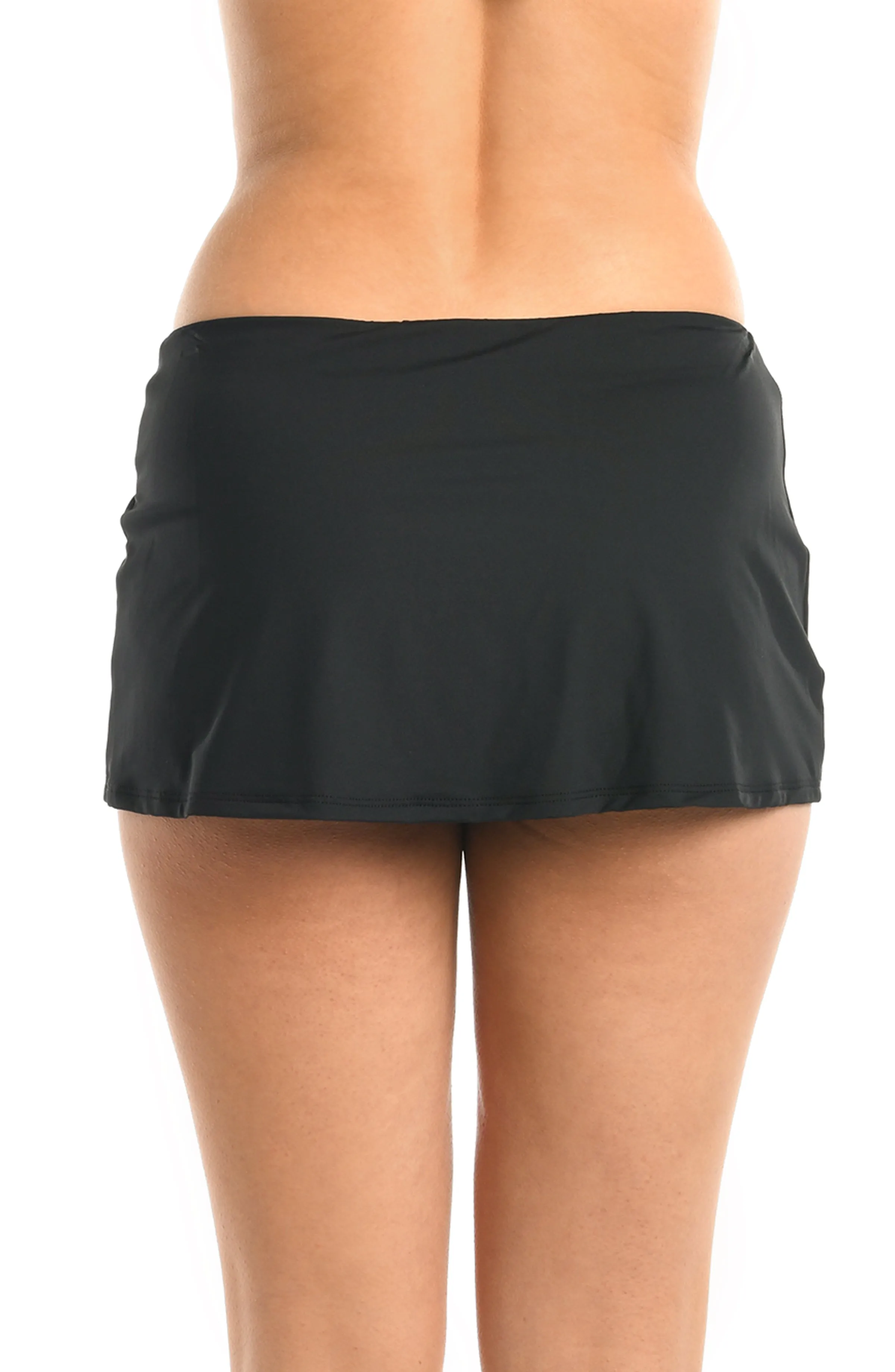 Island Goddess Adjustable Tunnel Skirted Bottom - Black