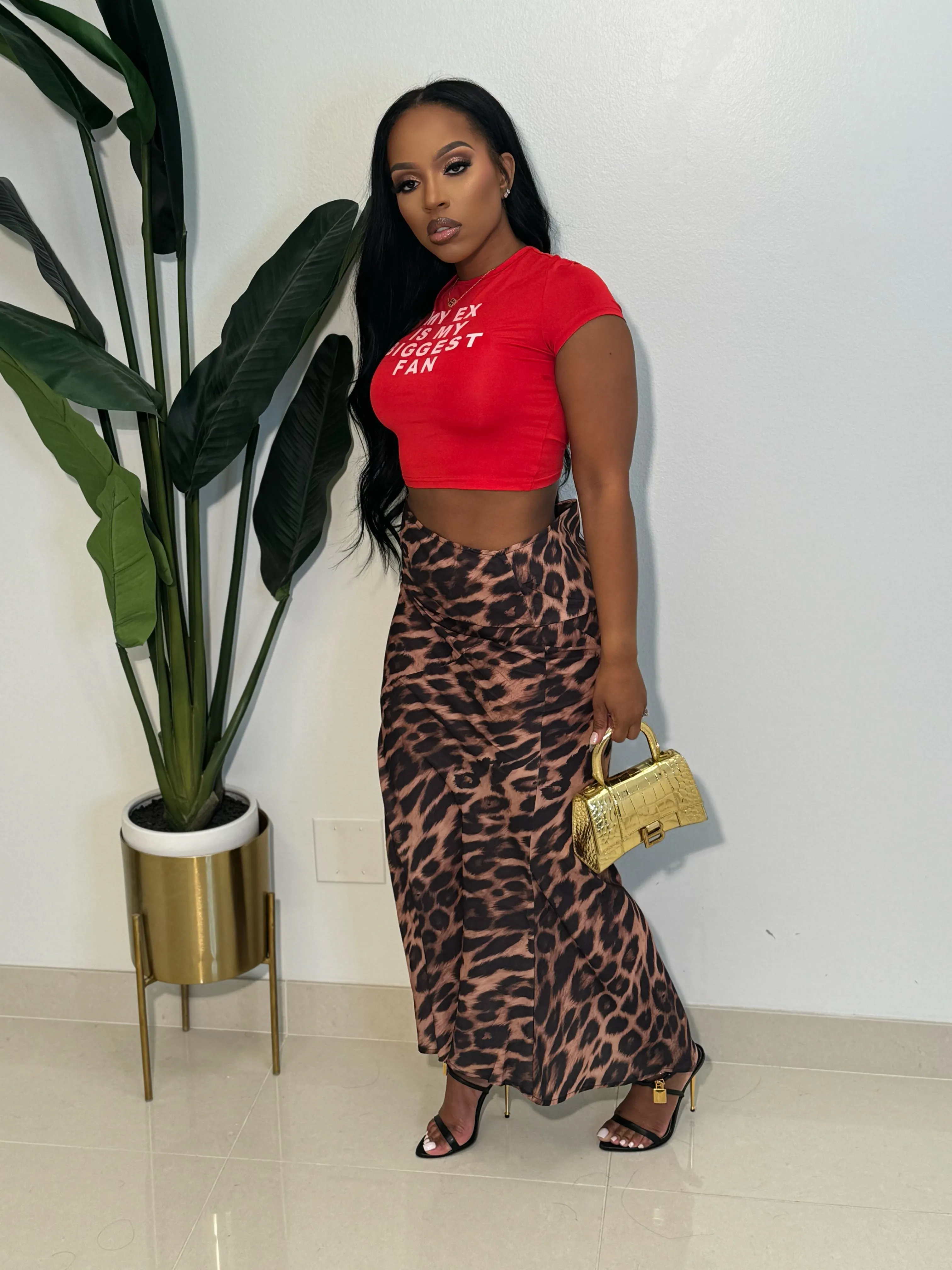 Ivy Skirt (leopard)