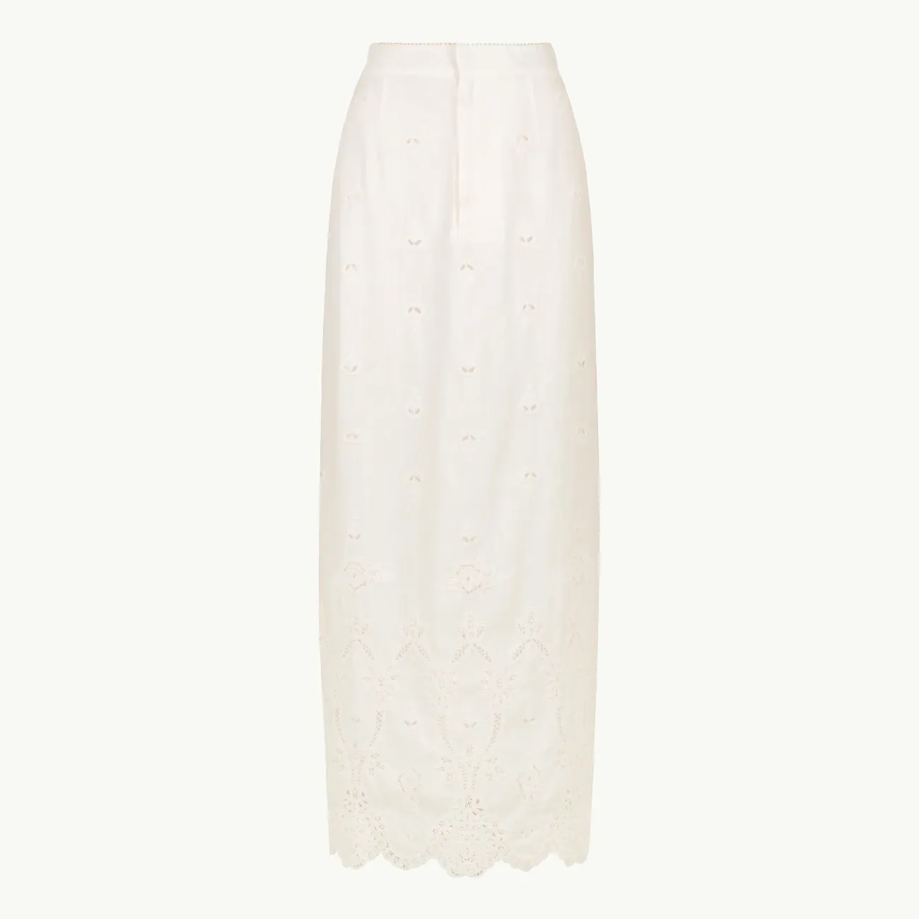 Josephine Pencil Skirt - White Jasmine