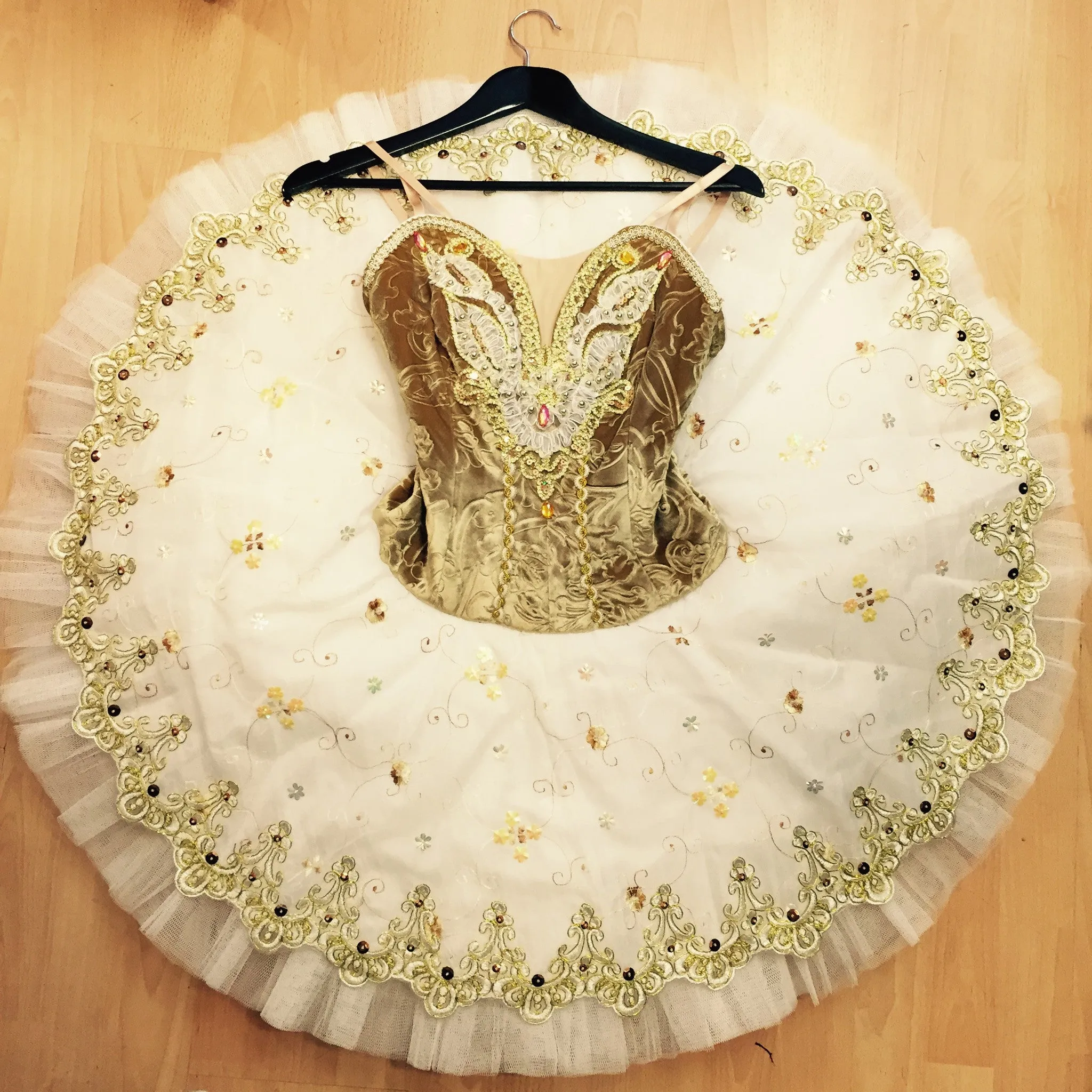 Just Ballet Old Gold professional tutu - hire only