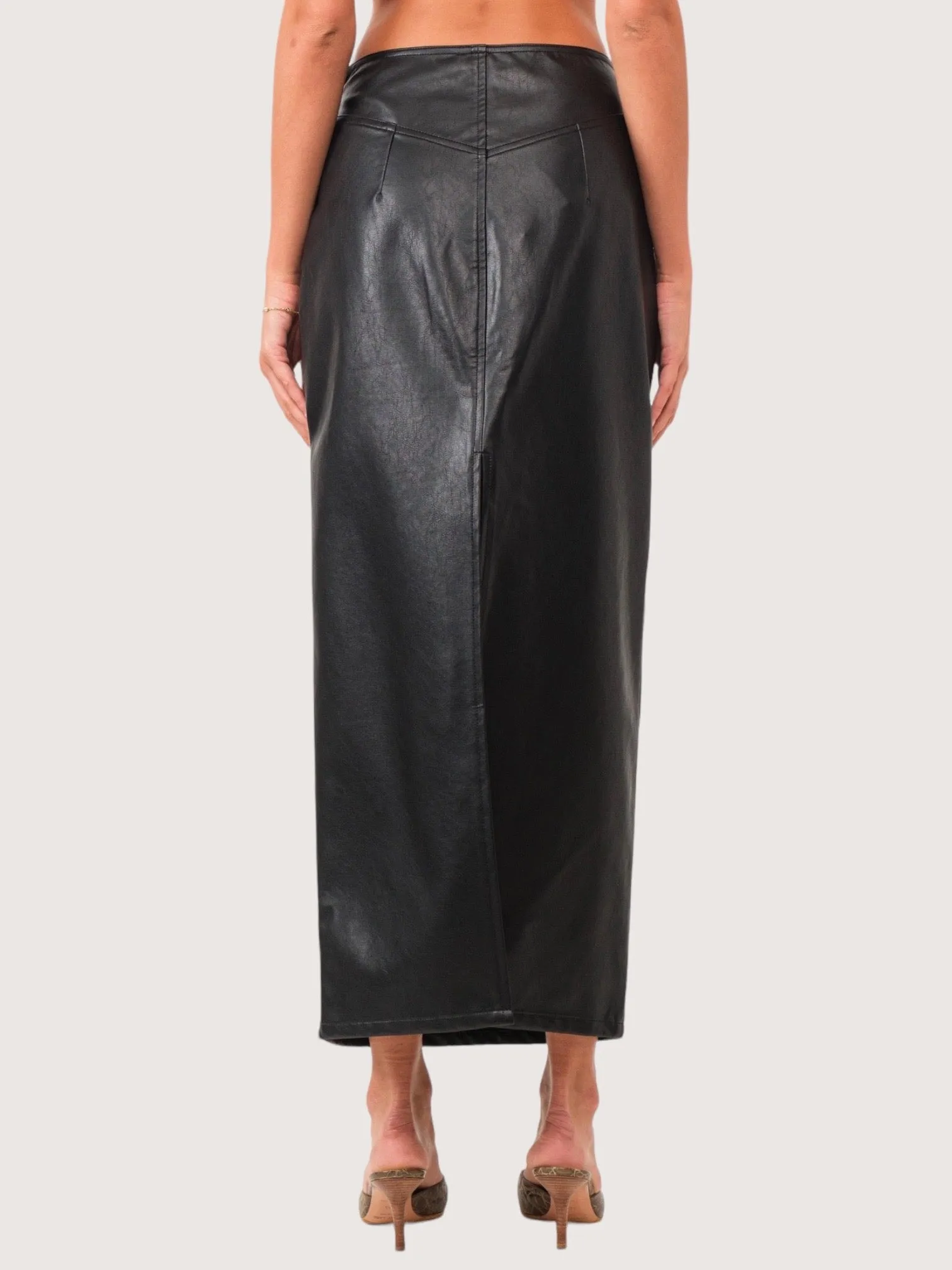 Leather Maxi Skirt