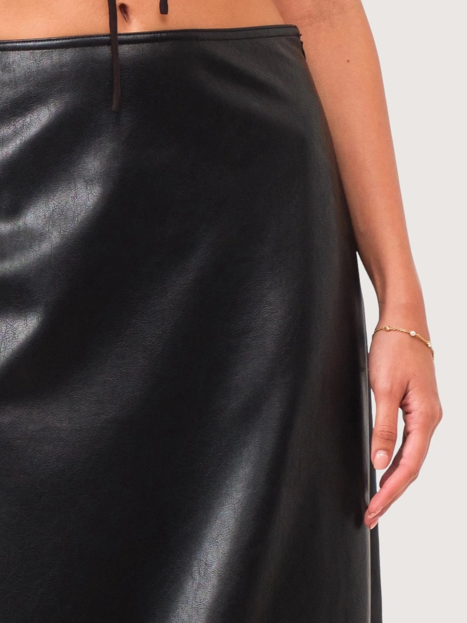 Leather Maxi Skirt