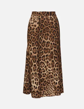 Leopard Printed Skirt