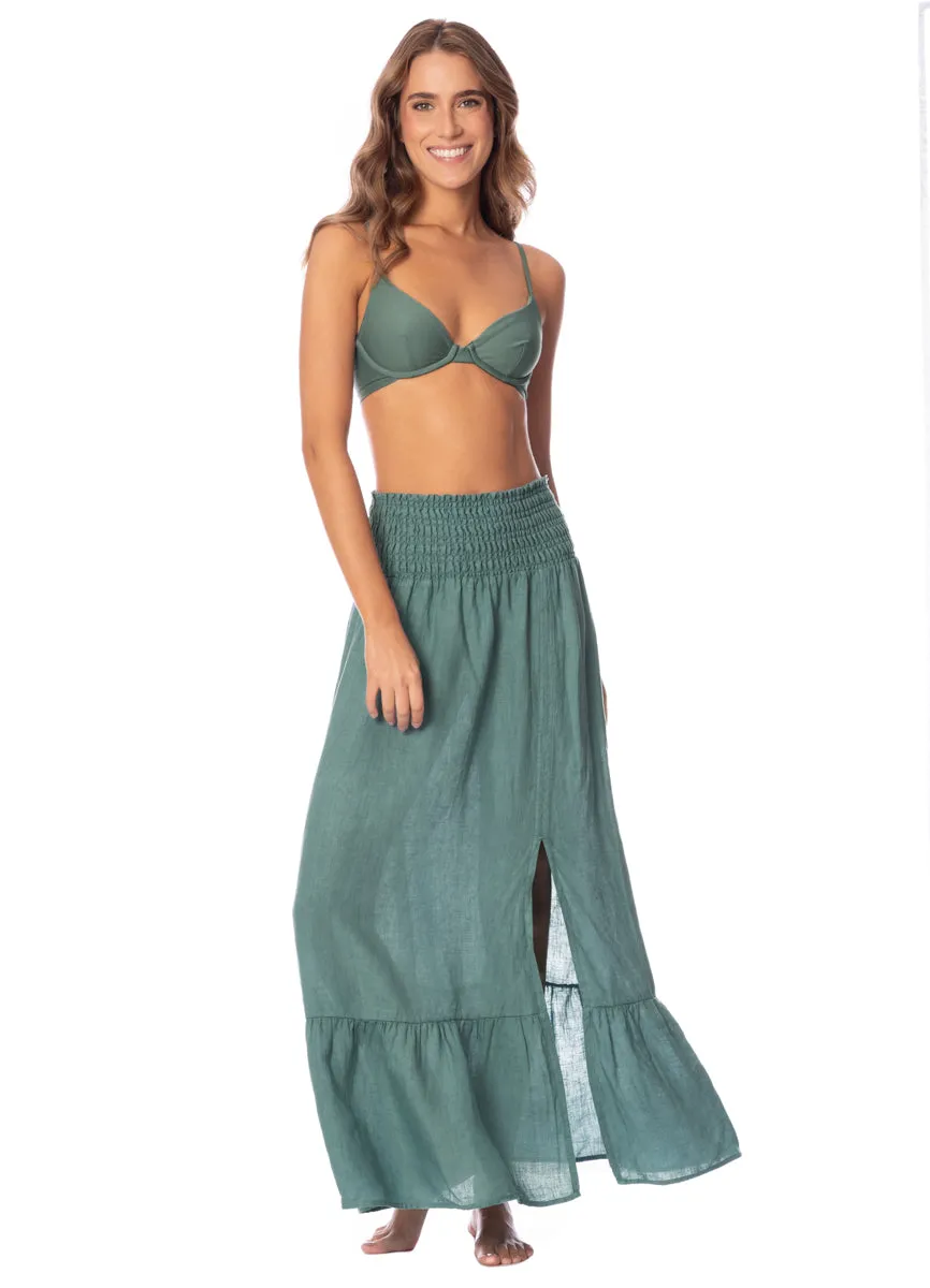 Maaji Eucalyptus Green Aubrey Long Skirt