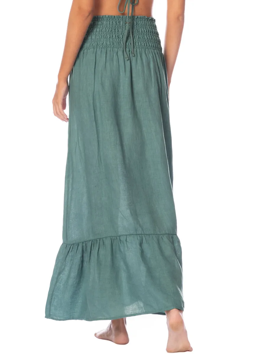 Maaji Eucalyptus Green Aubrey Long Skirt