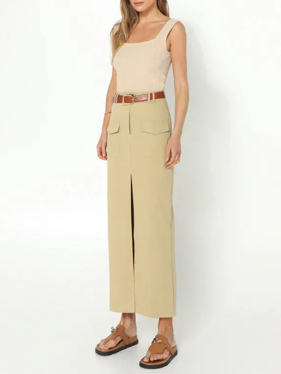 MADISON THE LABEL Eva Midi Skirt