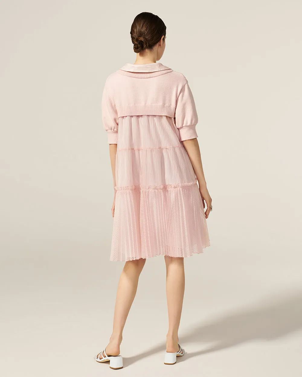 Powder Pink Knit Dress from Forest Hills Collection