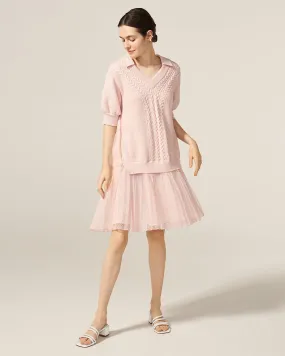 Powder Pink Knit Dress from Forest Hills Collection