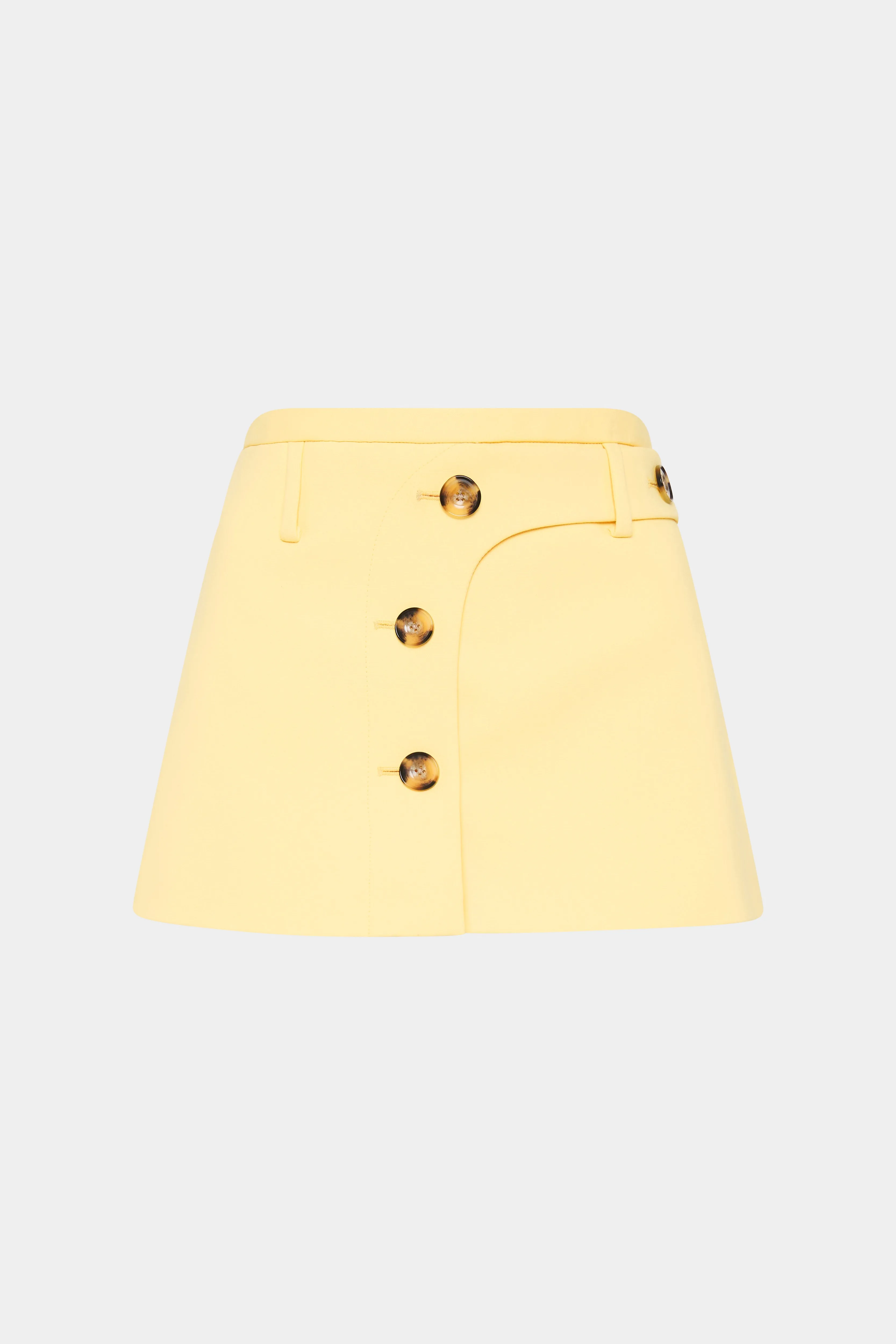 Sandrine Button Mini Skirt