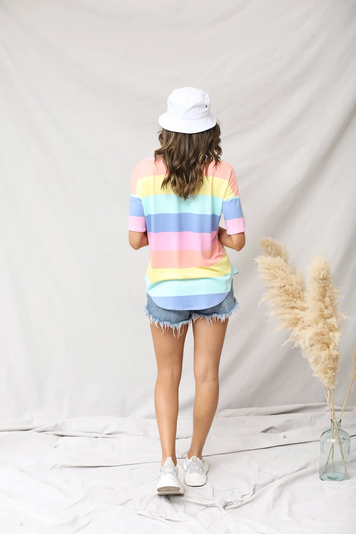 Sherbert Stripe Top