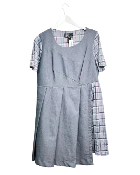 Size 18 - Judes Chic Multilayered Plaid Shift Dress