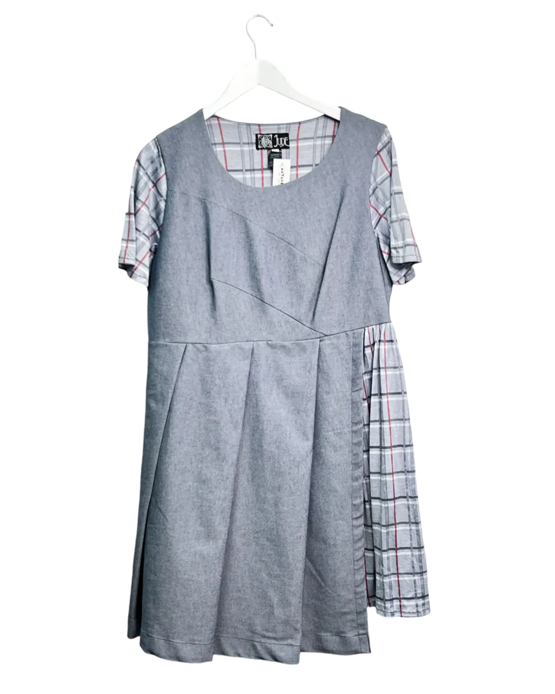 Size 18 - Judes Chic Multilayered Plaid Shift Dress