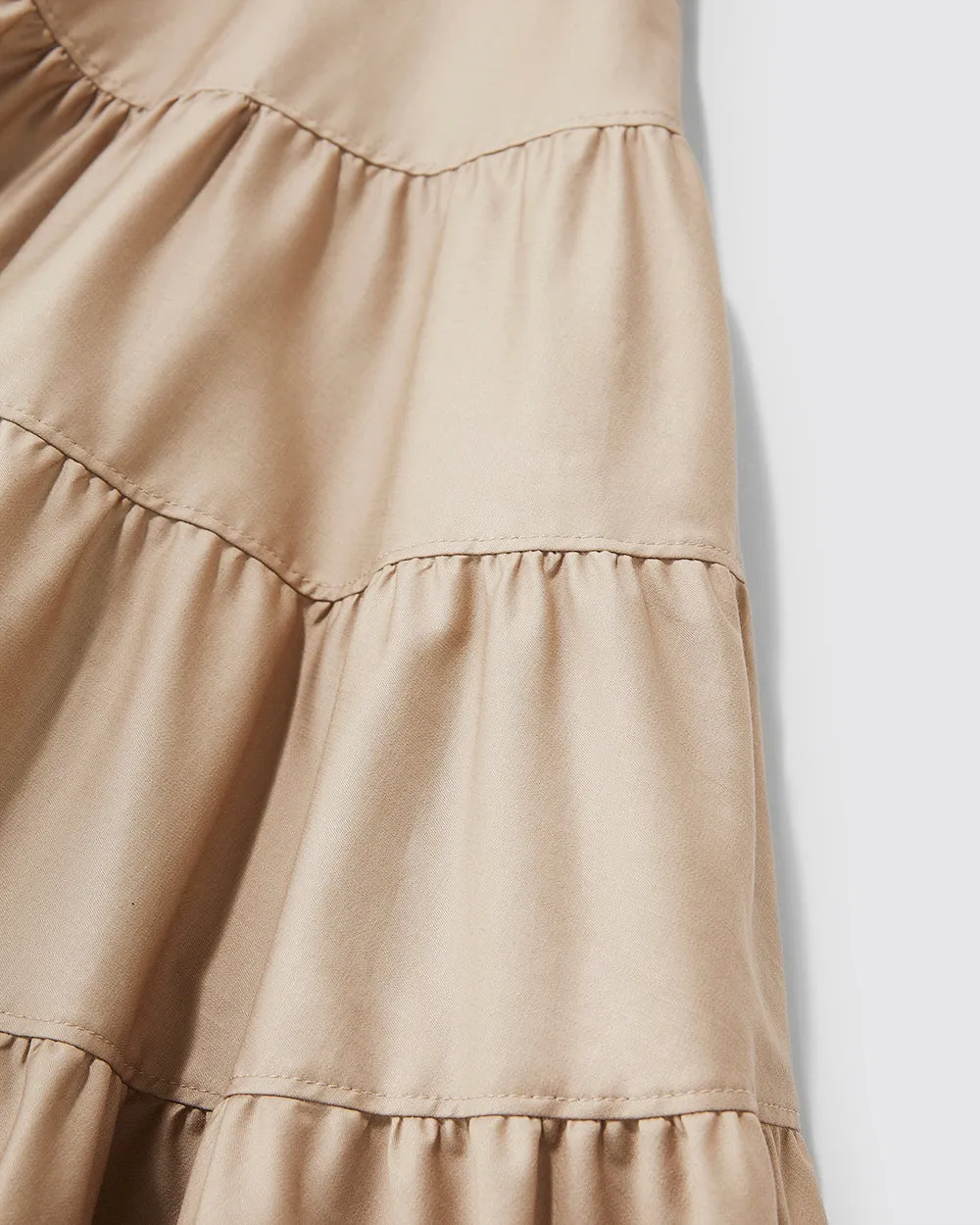 Taupe Hanabi Skirt