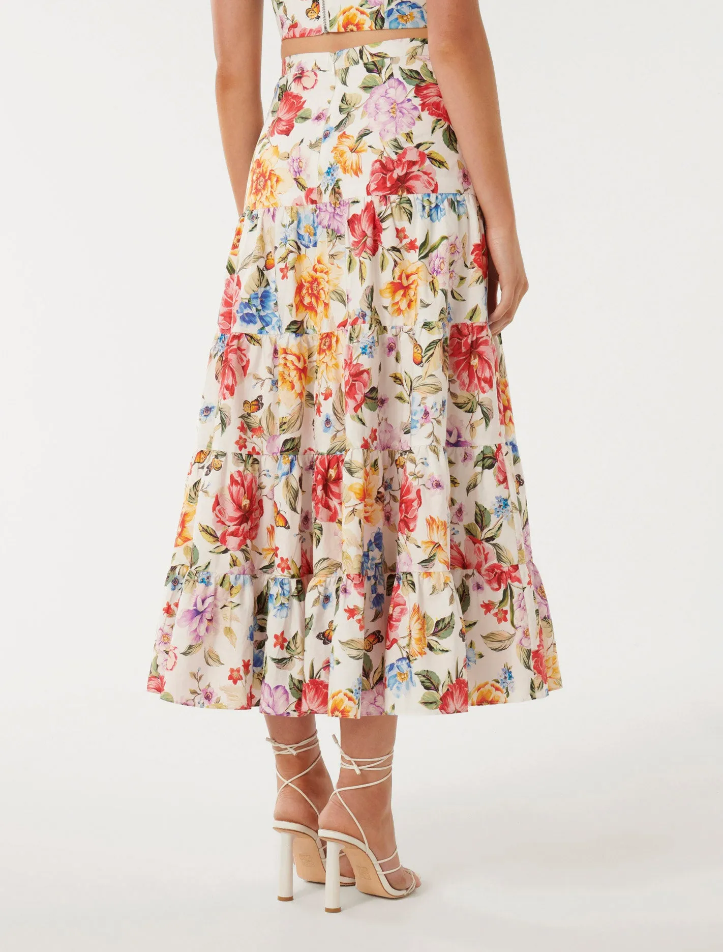 Tilly Tiered Midi Skirt