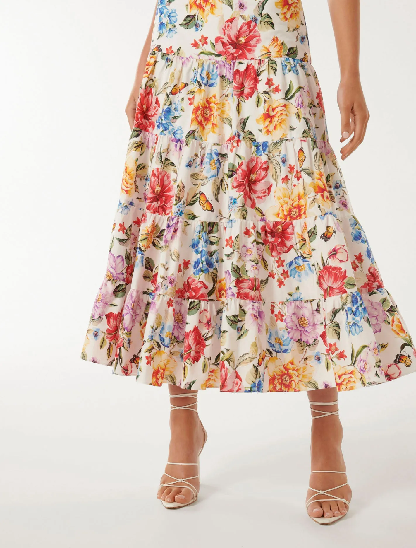 Tilly Tiered Midi Skirt