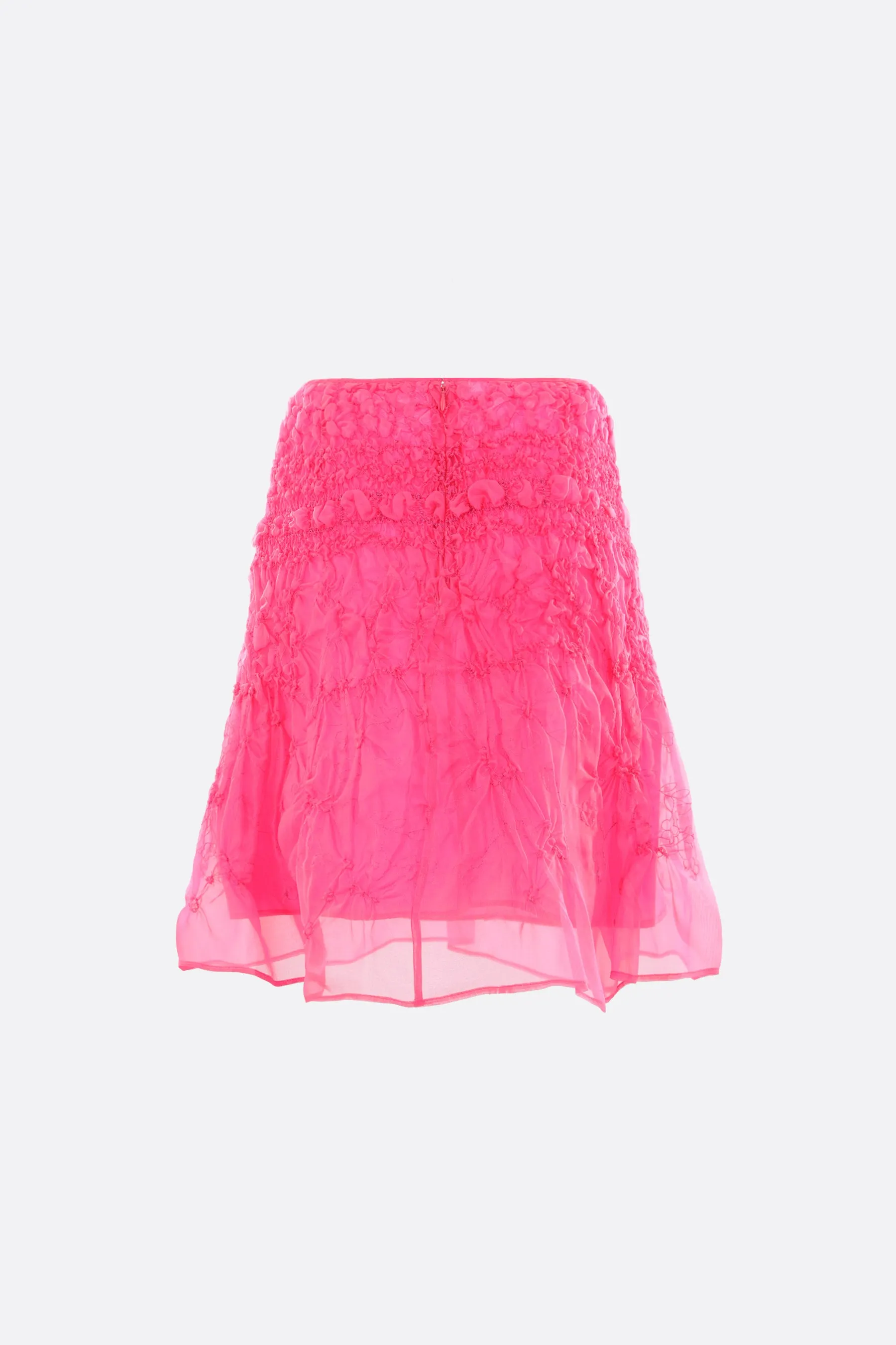 Vida skirt in smocked organza